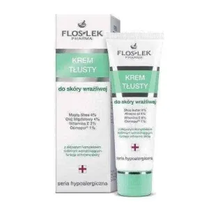 FLOSLEK Series hypoallergenic - fat cream for sensitive skin 50ml