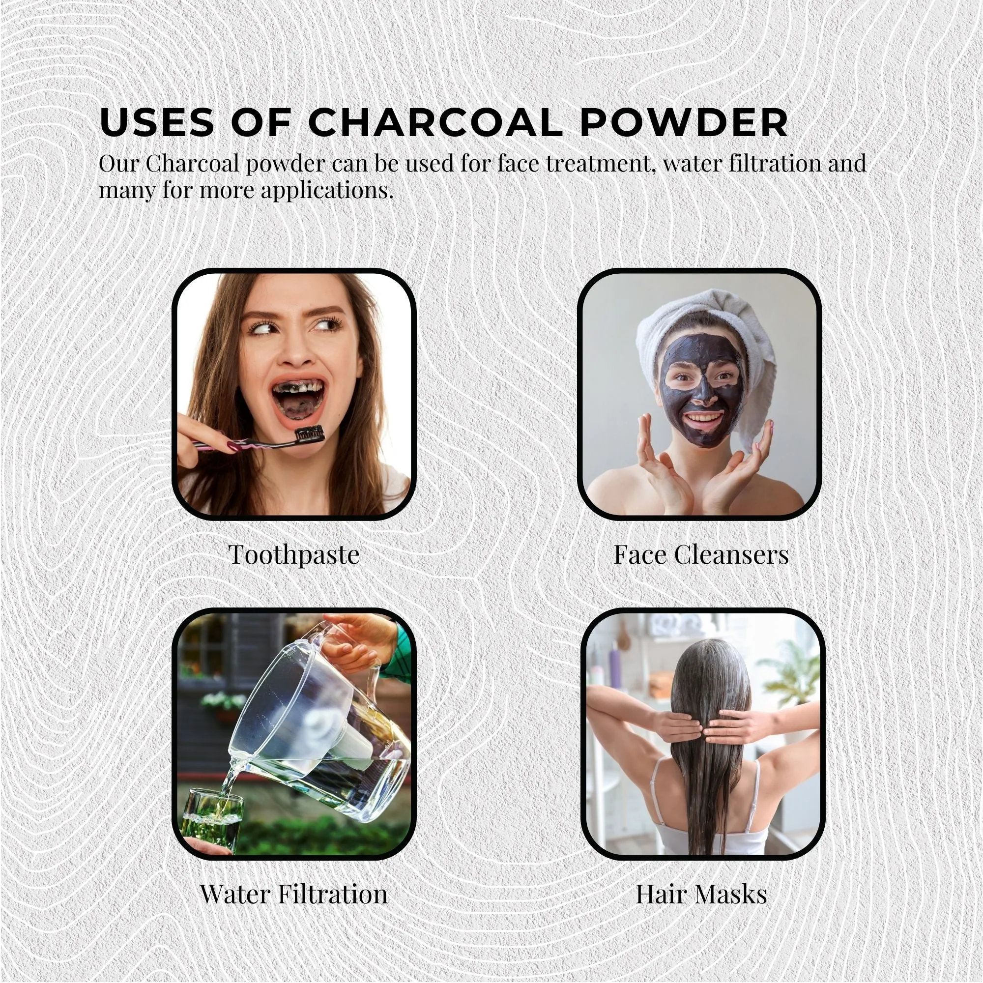 20Kg Activated Carbon Powder Coconut Charcoal - Teeth Whitening   Skin