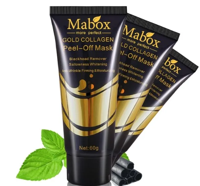 24K Gold Collagen Peel Off Mask -  Blackhead Remover and Deep Cleansing Peeling Mask