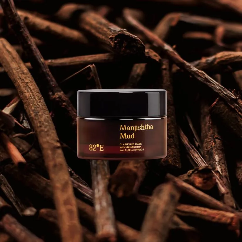 82°E By Deepika Padukone Manjishtha Mud Clarifying Mask, Cleans Pores, Removes Excess Oil