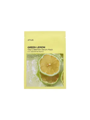 Anua Green Lemon Vita C Blemish Serum Sheet Mask