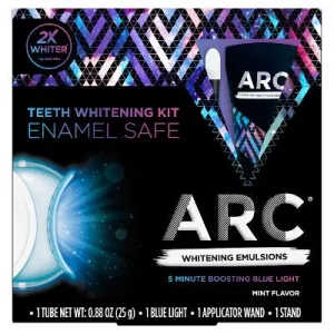 ARC Emulsion Leave-On Tooth Whitening System with Applicator, Stand and LED