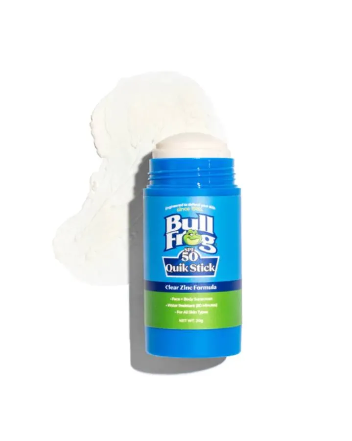 Bullfrog® Quik Stick Sunscreen SPF 50 Broad Spectrum UVA/UVB