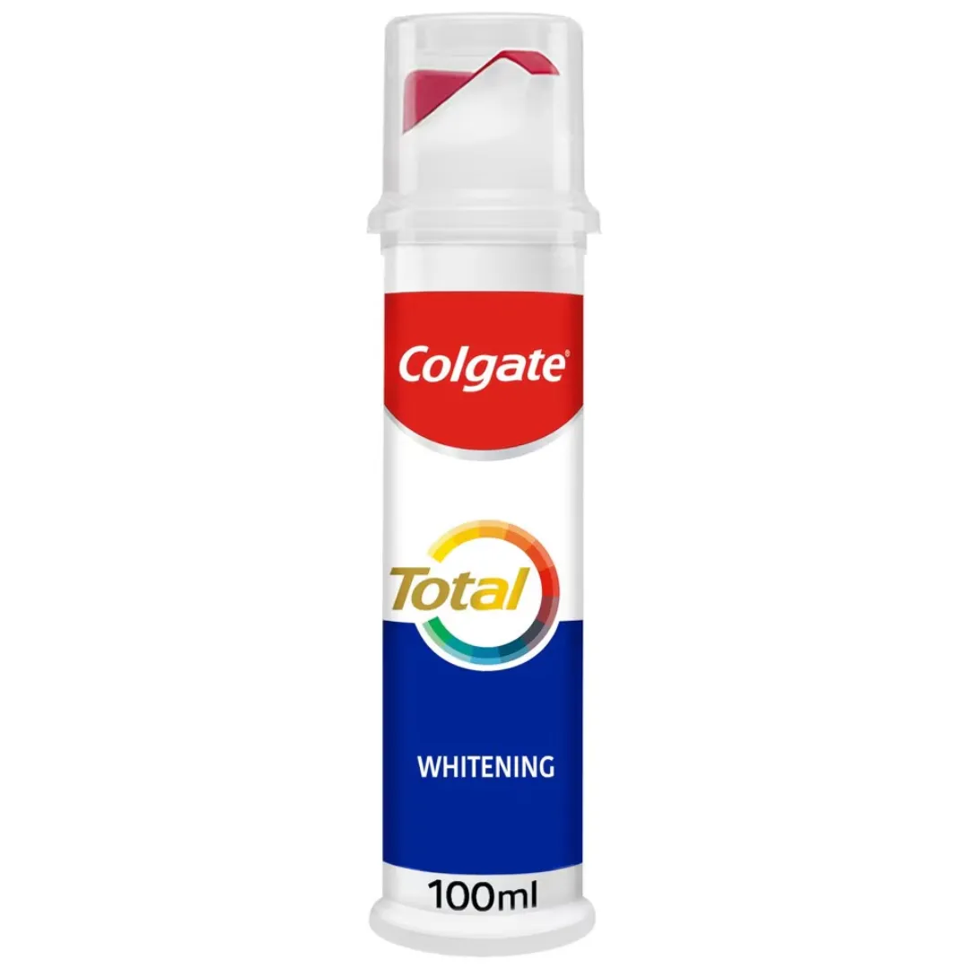 Colgate Total Whitening Toothpaste Pump 100ml (T)