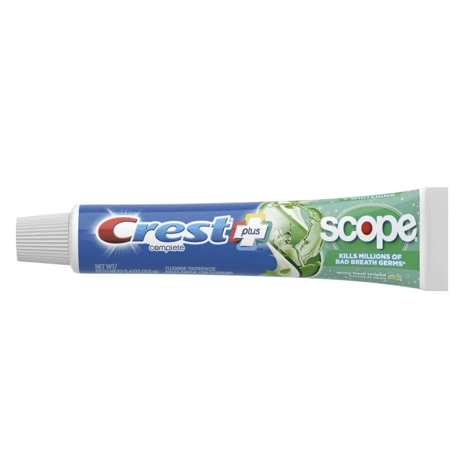 Crest   Scope Complete Whitening Toothpaste Minty Fresh Mint 5.4 Oz- 12 Pack