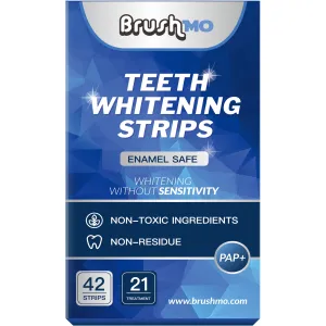 Dentist Formulated PAP  Teeth Whitening Strips, 21 Treatments (42 Strips)