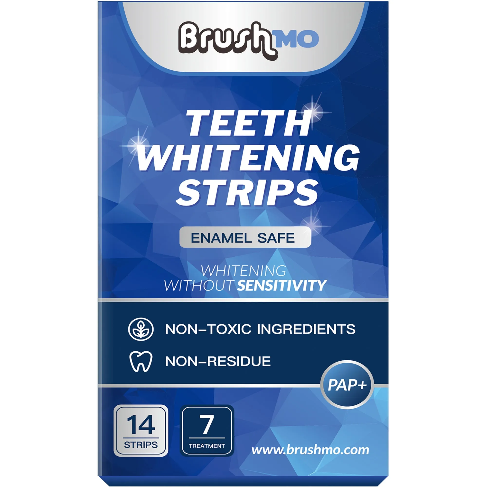 Dentist Formulated PAP  Teeth Whitening Strips, 7 Treatments (14 Strips)