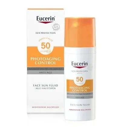 Eucerin sun anti-age face fluid spf50 price, PhotoAging Control