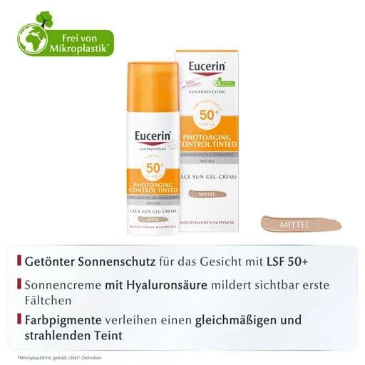 EUCERIN Sun CC cream tinted medium SPF 50 