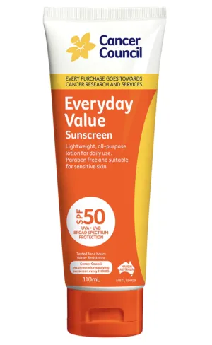 Everyday Value Sunscreen SPF50 110ml