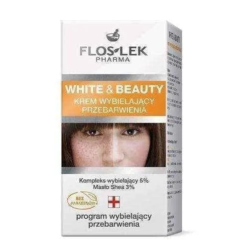 FLOSLEK WHITE & BEAUTY Cream 50ml whitening discolored