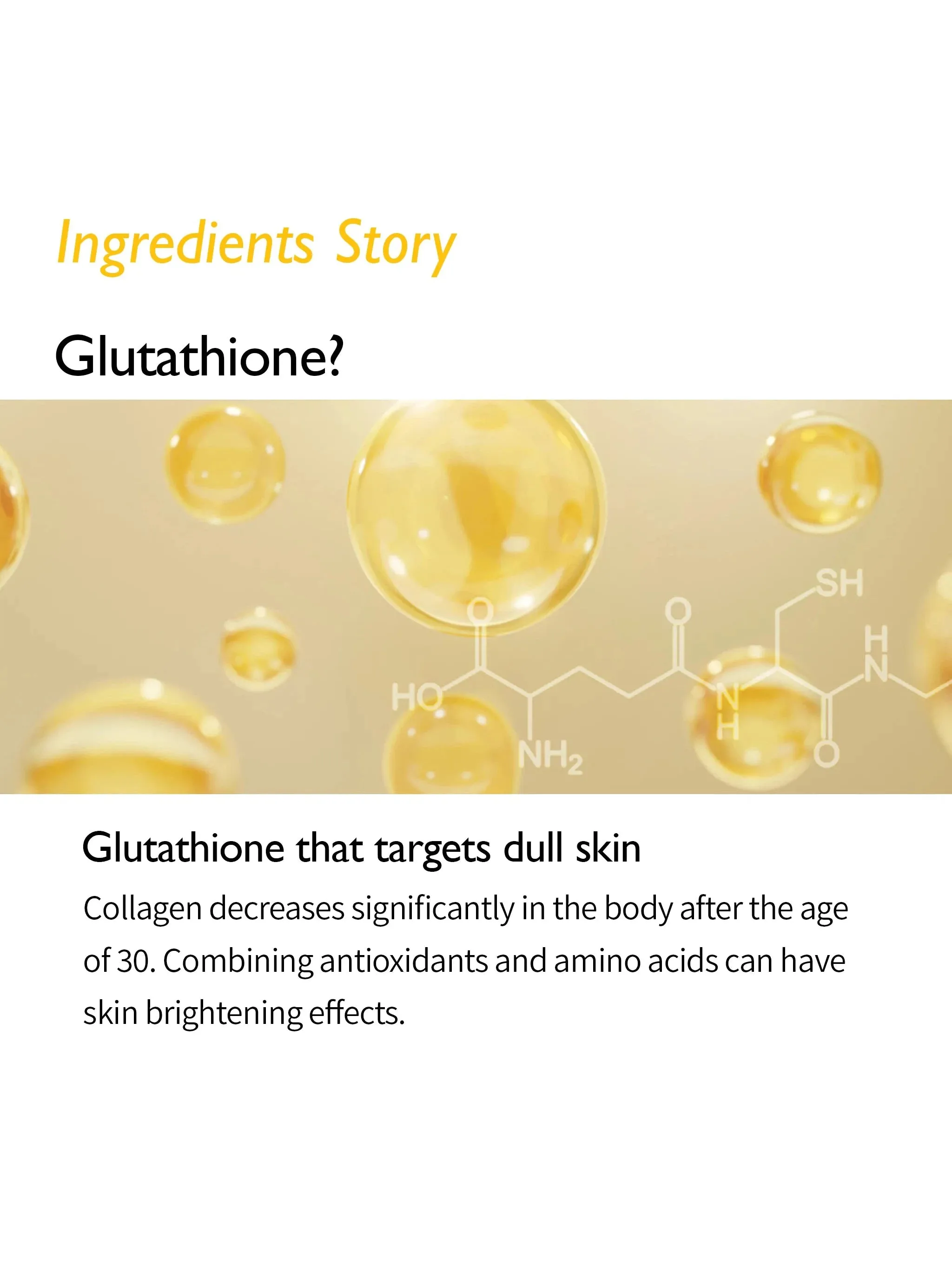 Genabelle GLUTATHIONE BRIGHTENING AMPOULE MASK