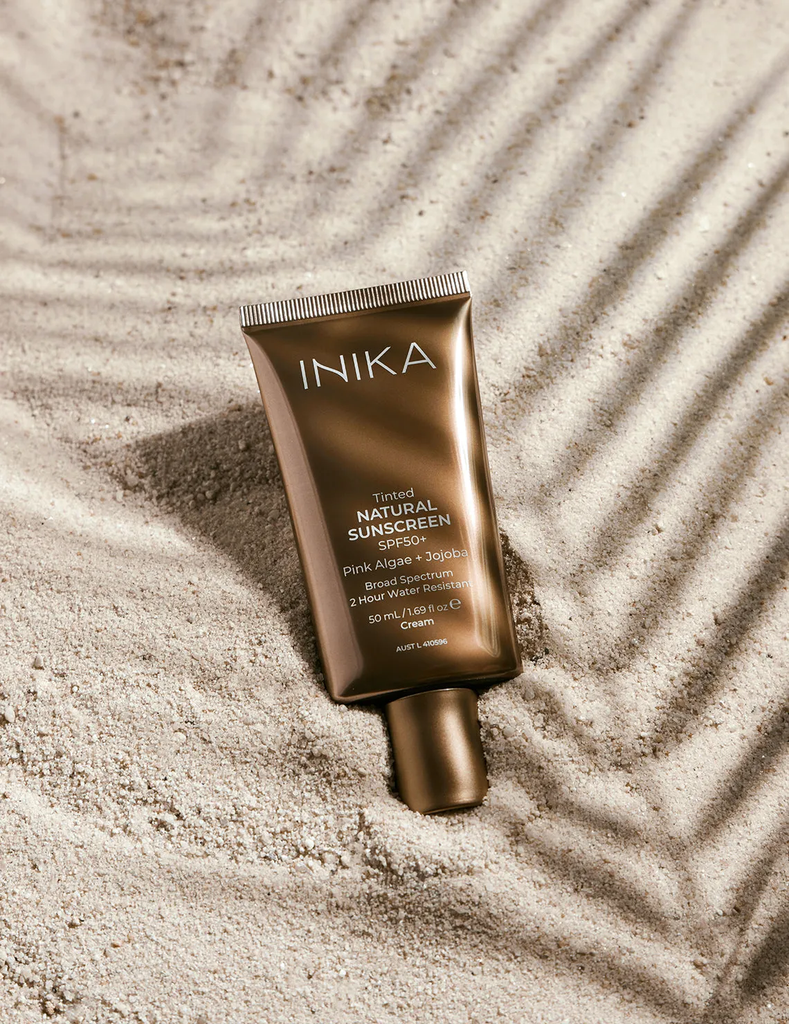 INIKA Organic Tinted Natural Sunscreen SPF50  50mL