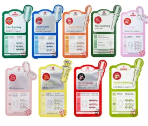 Insolution Renewal and Skin Clinic - 8 Face Sheet Masks Kit -   Free Headband