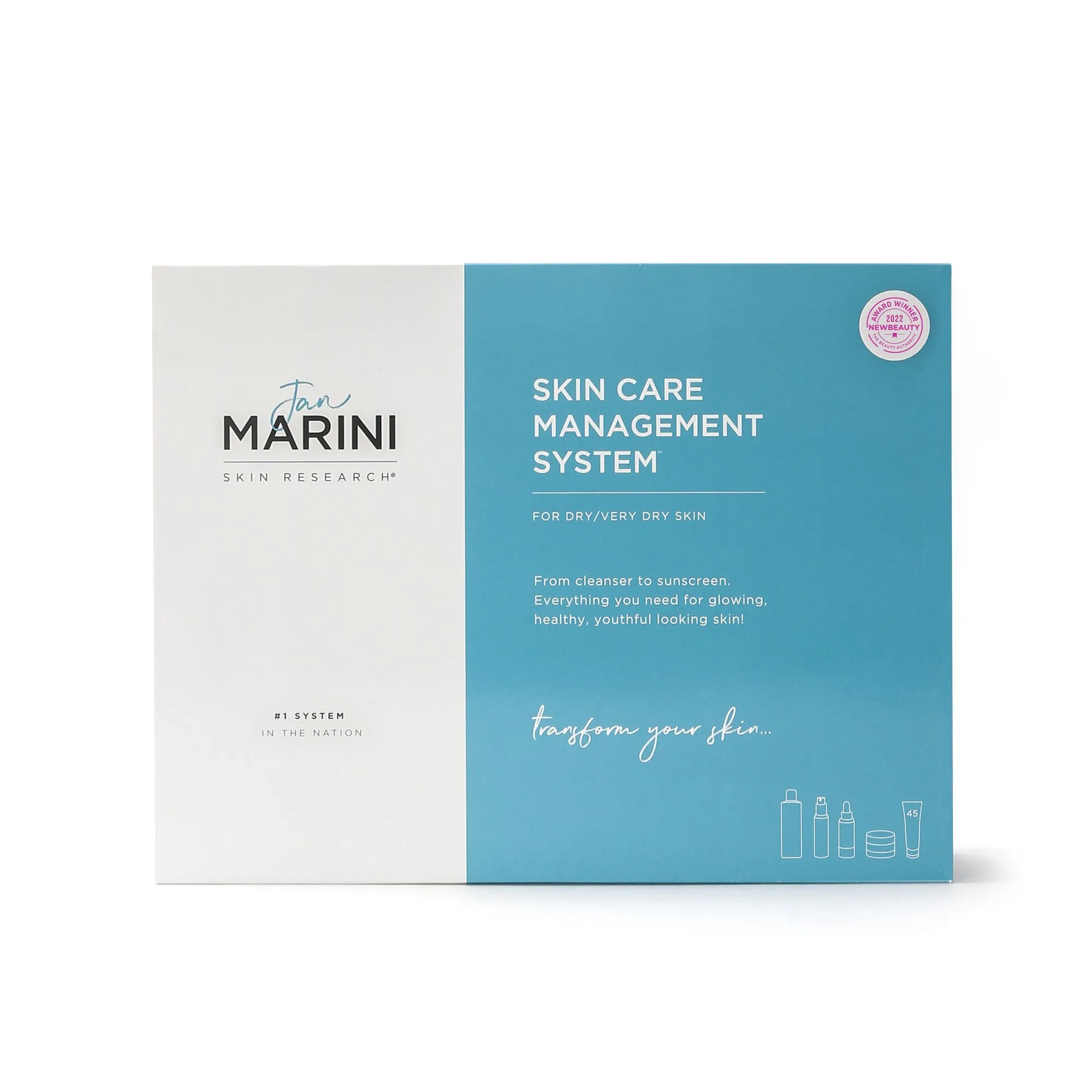 Jan Marini Skin Care Management System - Dry/Very Dry Skin with Marini Physical Protectant Untinted SPF 30