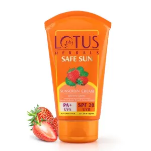 Lotus Herbals Safe Sunscreen Cream PA  SPF 20 - 50 g