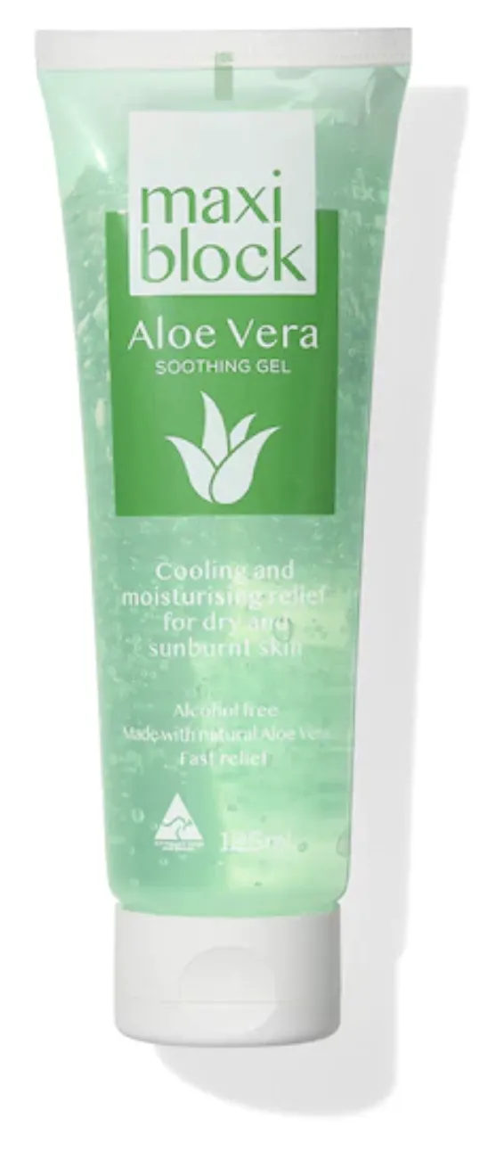 Maxiblock After Sun Aloe Vera Gel 125g Tube