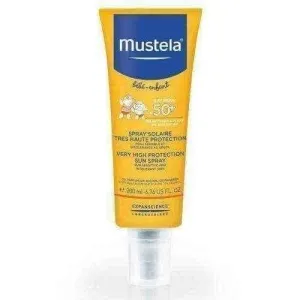 MUSTELA SUN Spray very high protection sunscreen SPF50   200ml, sunblock