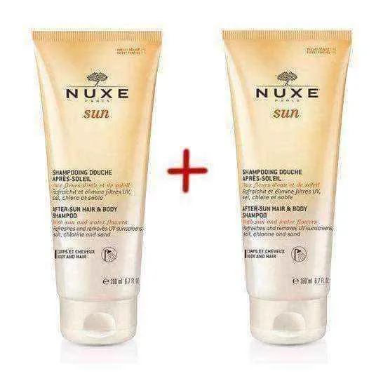 NUXE Sun Caring shower gel after sun 200ml 1   1 Free!