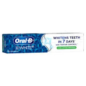 Oral-B 3D White Tartar Control Long Lasting Freshness Toothpaste 110g