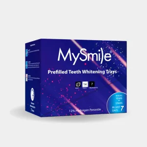 Prefilled Teeth Whitening Trays w/ 12% Hydrogen Peroxide