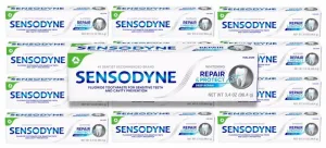 Sensodyne - Repair and Protect Teeth Whitening Sensitive Toothpaste - 3.4 Oz - 12 Pack