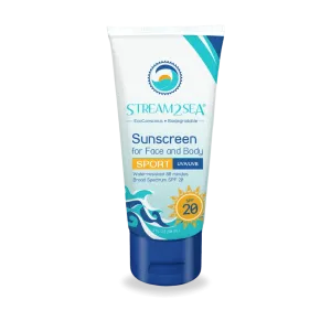 Stream2Sea Face and Body Sport SPF 20 - 3 oz Sunscreen