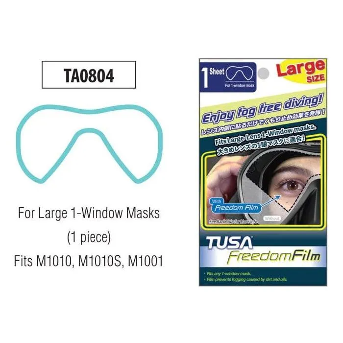 TUSA TA0804 Anti-Fog Film - Single Lens (Large)